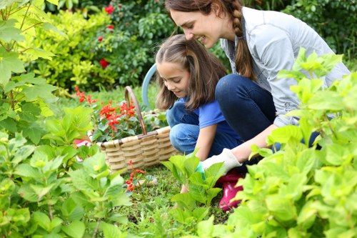 Professional Wennington gardeners improving lawns and borders