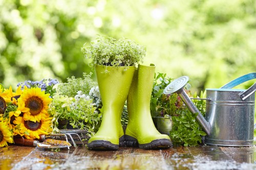 Seasonal garden maintenance in Wennington including hedges and planting beds